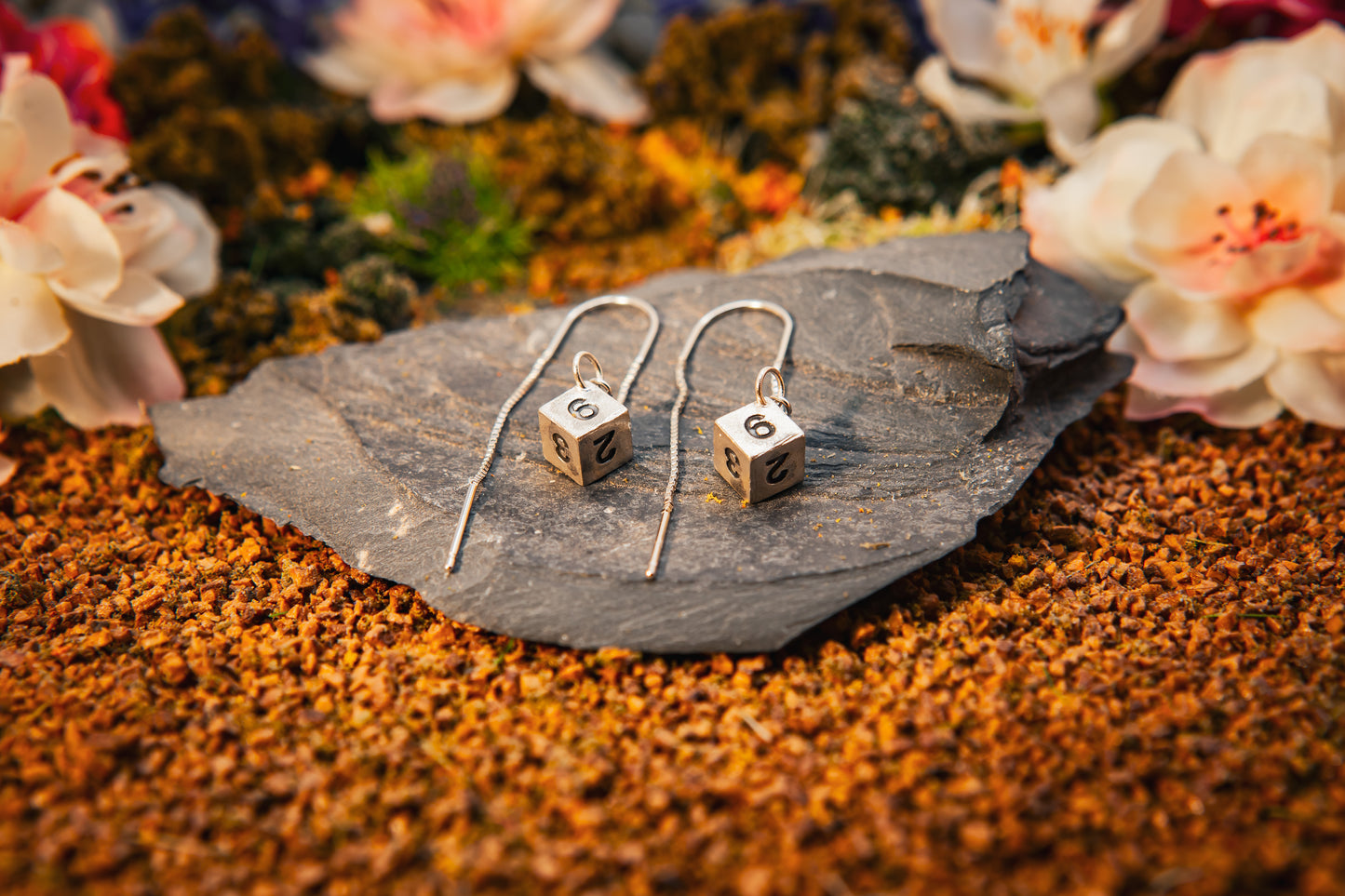 D6 Earrings (Hanging)