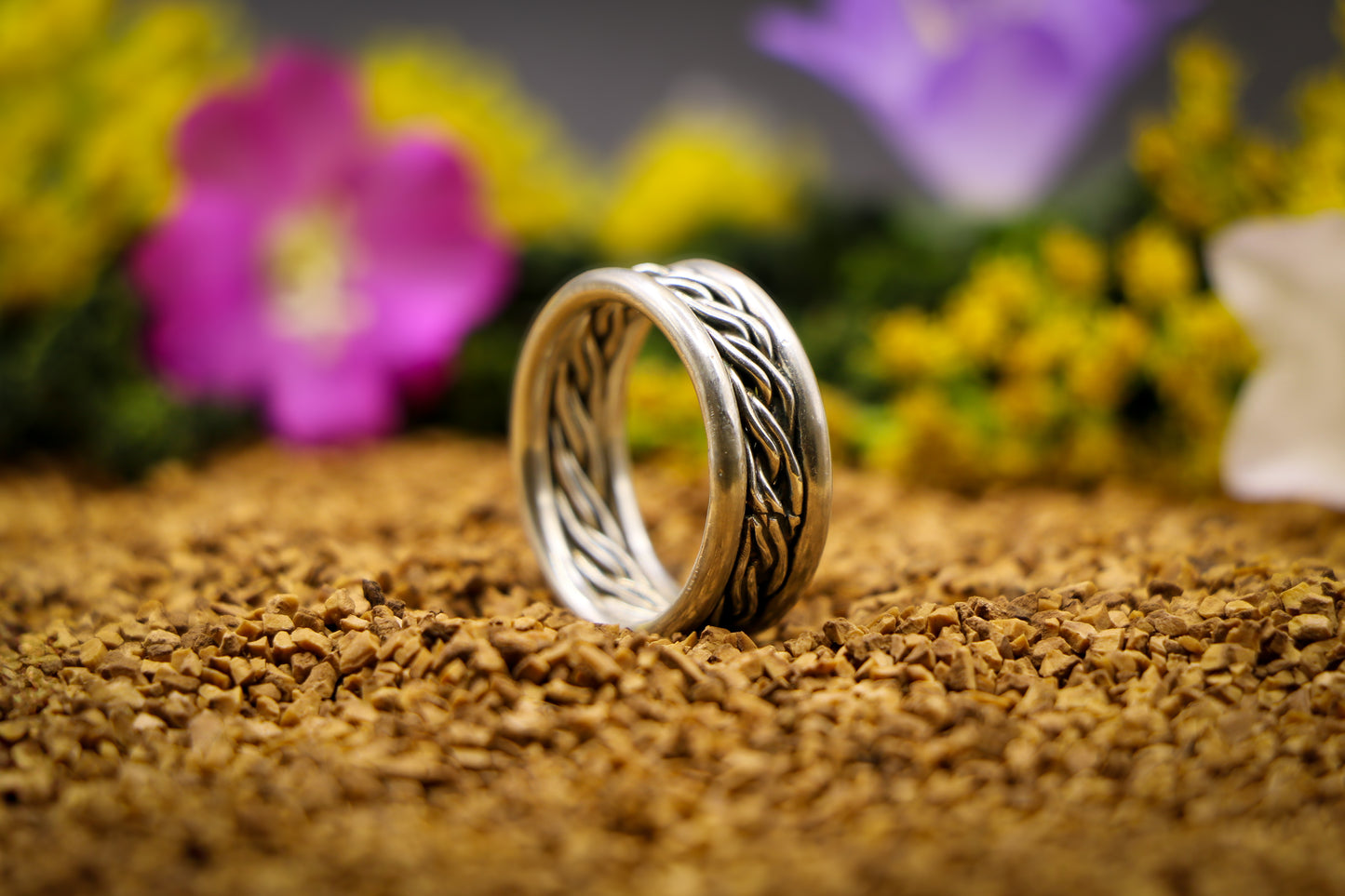 4 Strand Celtic/Nordic Weave Ring
